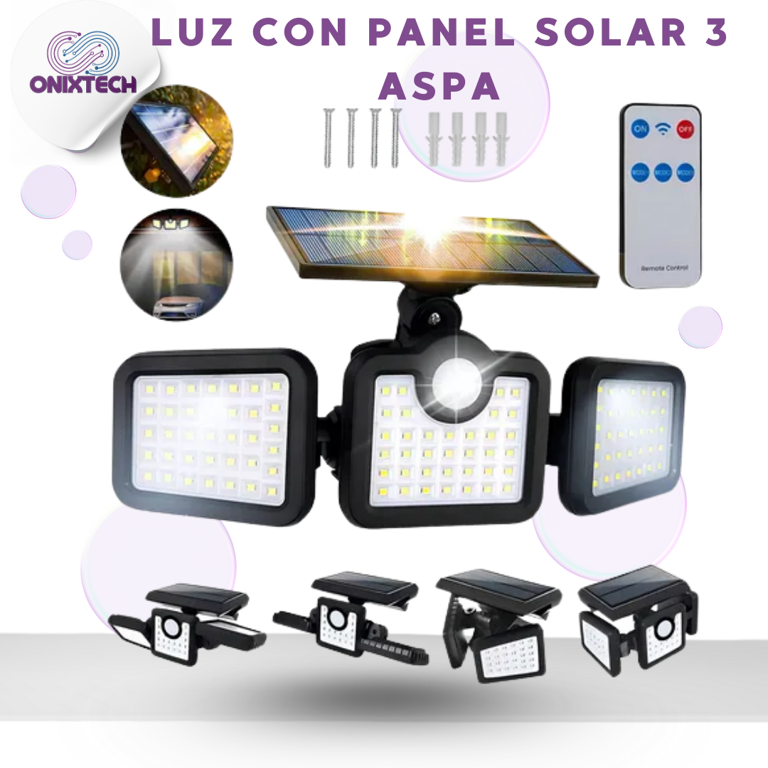 Miniatura 4 de LUZ CON PANEL SOLAR 3 ASPA